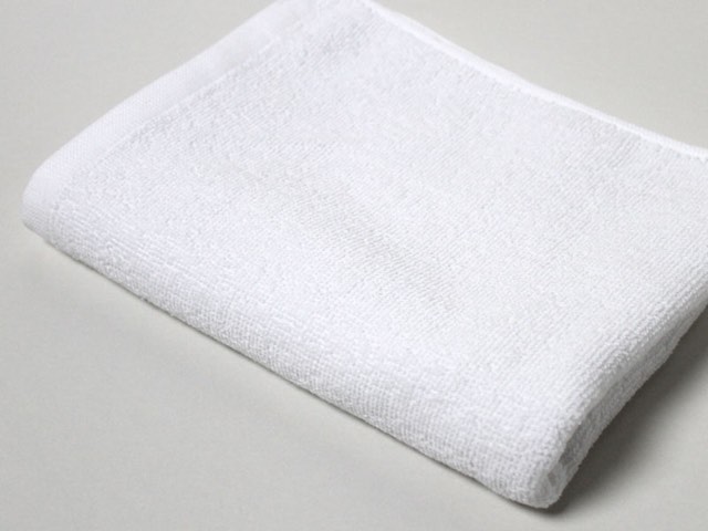 業務用 スレン染め 白 フェイスタオル 240匁