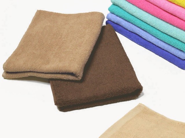 業務用 スレン染め カラーフェイスタオル 240匁